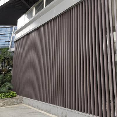 珠海外墙铝方通 50x100型材铝方通厂家 咖啡色铝方通