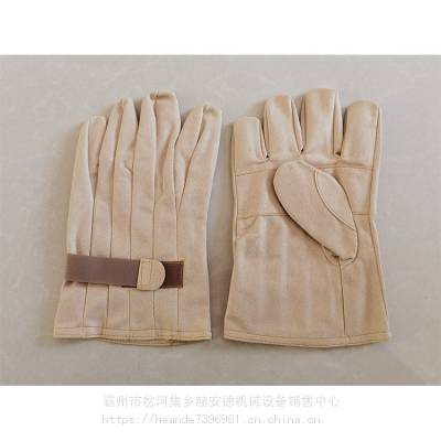 日本YS高压防护绝缘手套YS103-13-04皮革保护手套羊皮手套SIZE S