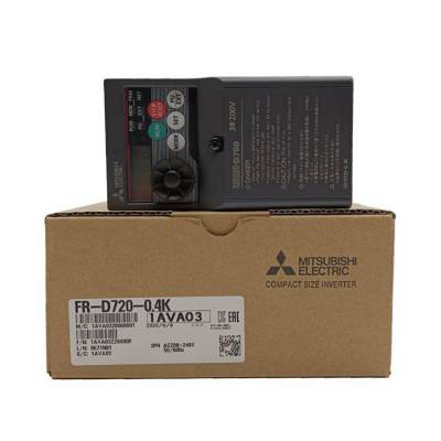 全新原装三菱FR-D720-2.2K-CHT紧凑型单相变频器220V功率2.2KW