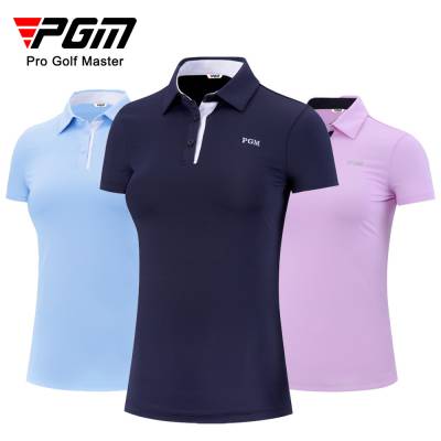 PGM高尔夫服装女夏季上衣短袖t恤球服速干运动衣服女装厂家直销
