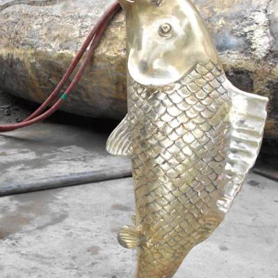 城市广场鱼型雕塑提供-喷漆效果-制作商场鱼型雕塑素材