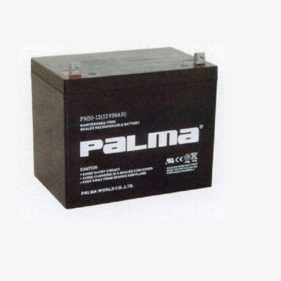 PALMA蓄电池 PM50-12 八马铅酸12V50AH UPS/EPS电源 直流屏配套电池