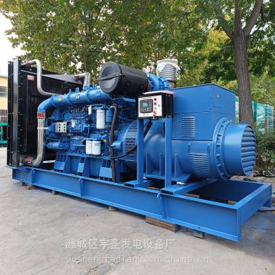 700千瓦发电机组 潍柴股份12M26D792E200电调博杜安柴油机700KW