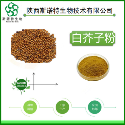 斯诺特生物 棕黄色粉末 白芥子提取物 10:1 白芥子粉 现货包邮