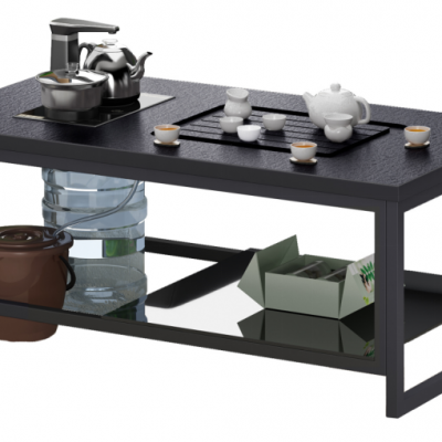 功夫茶几茶台乌金石茶台一体式自动茶台