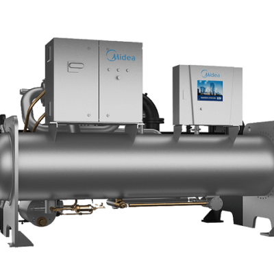 美的中央一級離心機代理美的高效變頻直驅降膜離心機組CCWE550EV