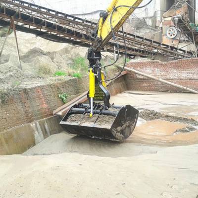 奥莱 挖掘机贝壳斗 河道清淤贝型斗 挖掘机土方斗