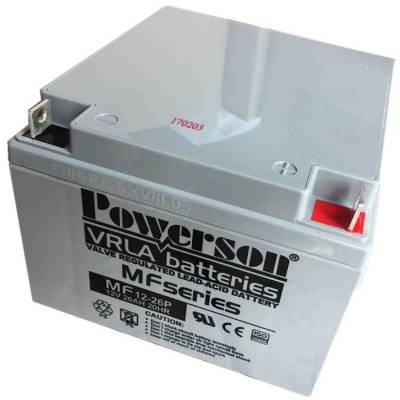POWERSON蓄电池 MF12-24 复华电池12V24AH/20HR 电力储能 直流屏配套
