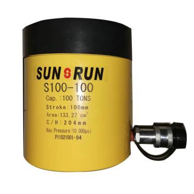 供应SUNRUN牌50吨进口液压油缸 S100-100分离式千斤顶