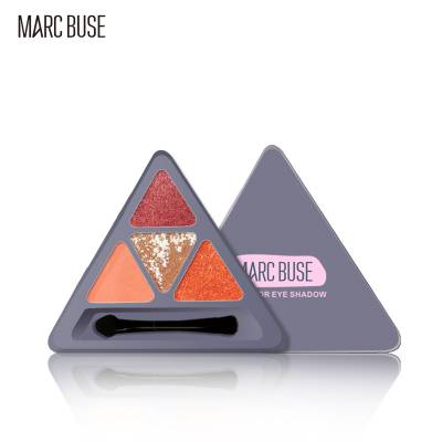 MARC BUSE马克布斯三角形纵享四色眼影盘 化妆品彩妆代加工（可贴牌OEM/ODM）