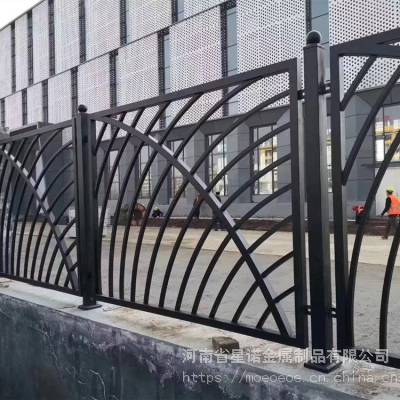 郑州锌钢隔离栏 河南热镀锌铁艺围墙护栏 庭院农村小区栏杆