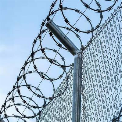 重庆镀锌刀片刺绳厂家万州热镀锌刀片刺网乐博供应