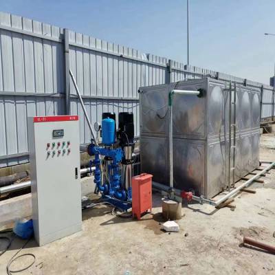 10吨水塔厂家 组合式生活水箱 不锈钢消防水箱 供水设备安装