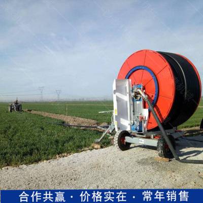 大功率简便式喷灌机 农用绞盘式浇地机 移动式灌溉车