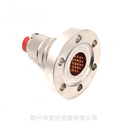 航联 CF25法兰 19芯 玻璃烧结 密封连接器 插座