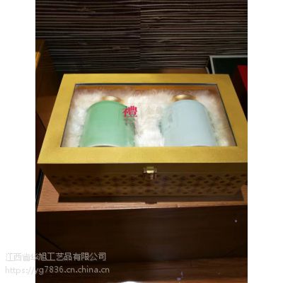 UV烤漆天然木材木盒 茶叶包装