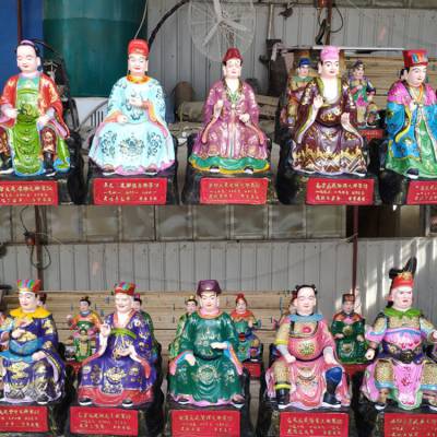 六十元辰二十四诸天佛像六十甲子六十太岁十二生肖神像树脂雕刻