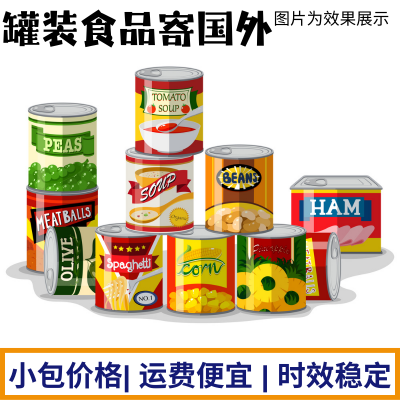 罐装食品 牛肉干 辣条零食食品邮寄加拿大 食品物流专线时效快