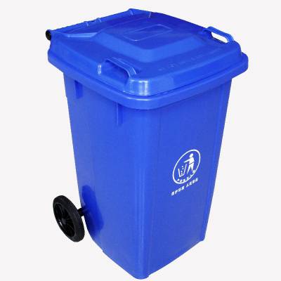 100L翻盖垃圾桶 实用性强 耐用防撞 防刮花 易清洗 可印字、烫金