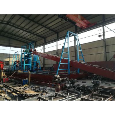 华工小型采沙船 铰刀式挖沙船生产厂家