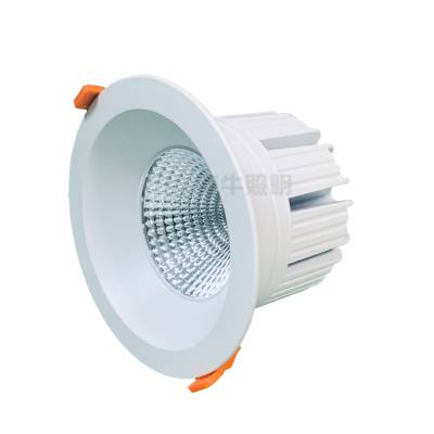 商铺LED天花灯36W 直径170mm 40w50w60w足瓦防眩光天花筒灯