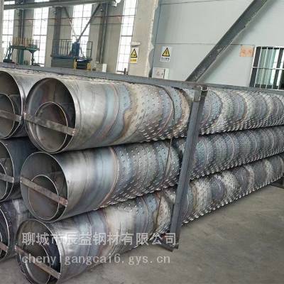 钢管273mm螺旋管用于打井使用 桥式滤水管加工材料 库存数量多