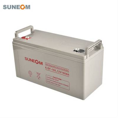 SUNEOM新能蓄电池6-GF-100 12V100AH太阳能用 应急电源配套