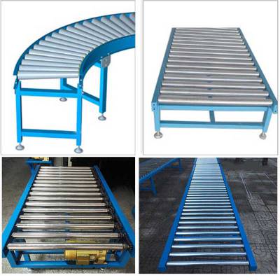 供应重庆固联201不锈钢无动力滚筒流水线送料带输送机,辊道机