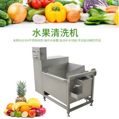 商用洗水果机JY-70翻斗式柠檬苹果黄桃清洗设备 大型水果清洗机
