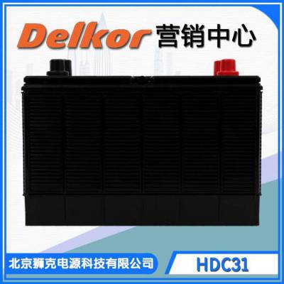 韩国DELKOR深循环电池HDC31（12V110Ah）型号高尔夫比赛电动车配套蓄电池