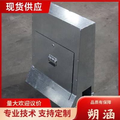 防撞护栏路灯预埋穿线盒 不锈钢桥梁接线箱 镀锌板接线箱 朔涵供应