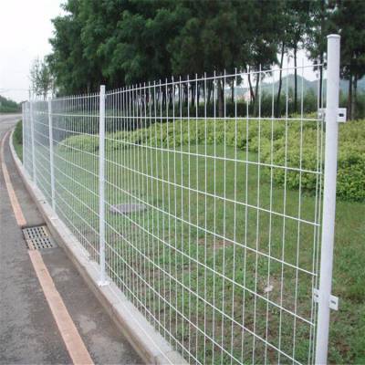 厂家现货双边丝护栏网 围墙护栏网 安全防护隔离护栏网定制