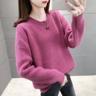 ***厂家毛衣批发秋冬薄款女式毛衣打底衫针织衫批发