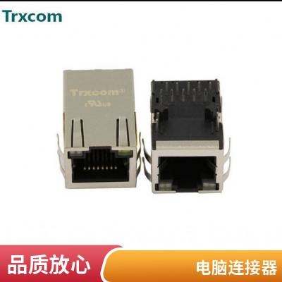 LU1S041X-43_20LFtTRJ0013BBNLt21.3RJ45单口带灯带变压器插座