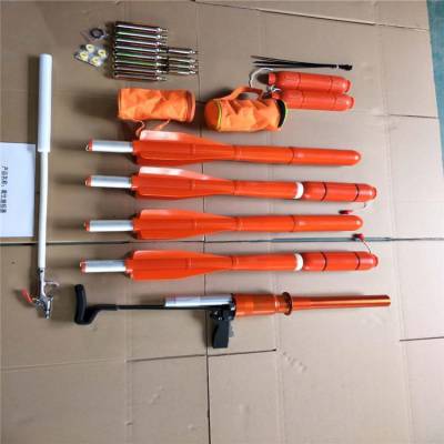 120米远投气动抛绳射绳枪供应水上救生防汛手持式韩式抛投器