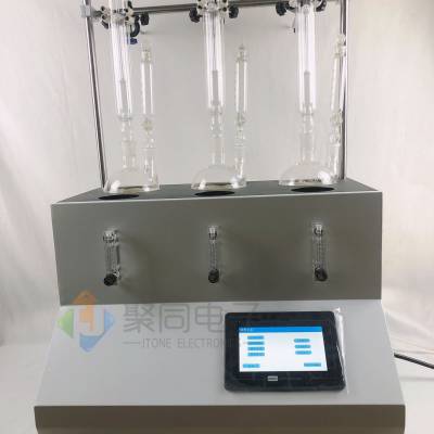 全触屏控制二氧化硫蒸馏仪选用密封红外陶瓷加热套