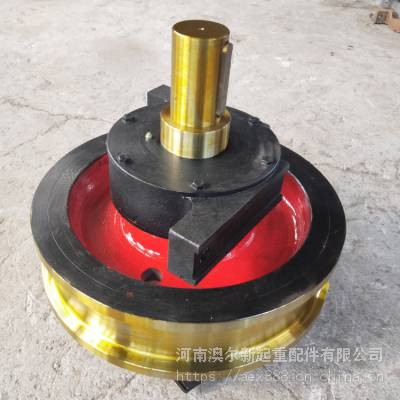 龙门吊轨道运行行车车轮组 起重机配件行车轮 双梁行车轮
