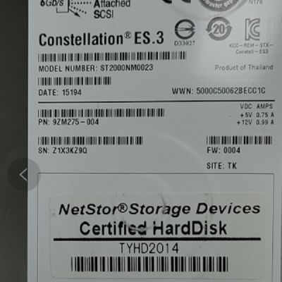 600GB/15K/SAS/3.5寸 NetStor iSUM550同有磁盘阵列柜硬盘