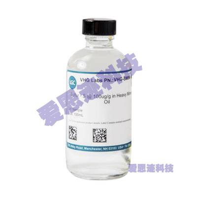 美国VHG标油，矿物油中的硫标20cSt，7,500µg/g，VHG-S20MIN-7500-100