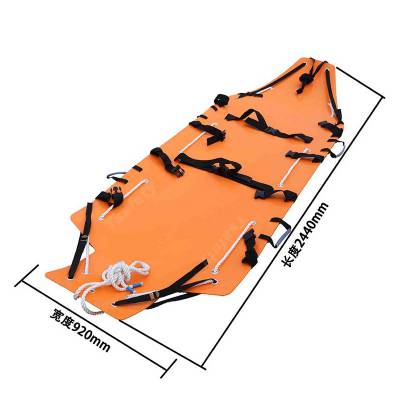 识坚200x50x5cm救生担架卷式折叠软担架可弯曲变形应急担架