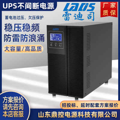 LADS雷迪司G33-30K塔式高频UPS不间断电源30KVA24KW内置9AH蓄电池