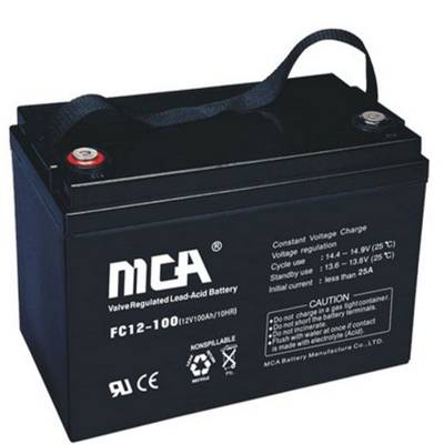 全新MCA蓄电池 FC12-100 中商国通电池12V100AH ups电源 直流屏用