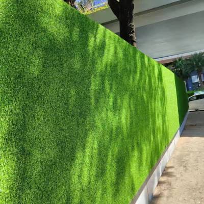仿真植物墙绿植墙塑料假草坪背景墙尤加利门头室内店招花墙装饰