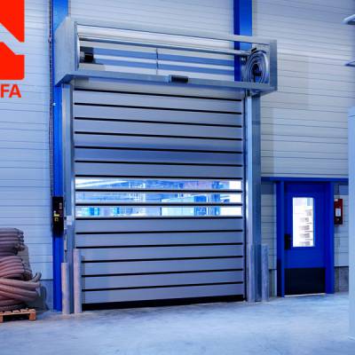 硬质快速卷帘门仓库厂房铝合金硬质快速门定制气膜房涡轮硬质快速门