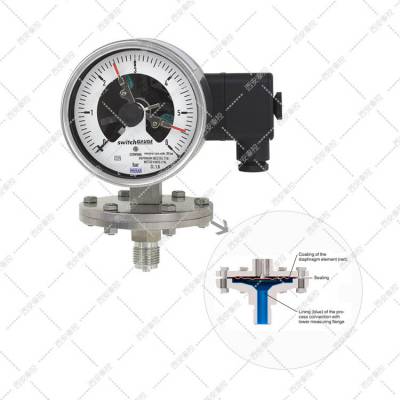 膜片式压力表-德国wika-带开关的微压压力表PGS43.160 switchGAUGE系列的PGS