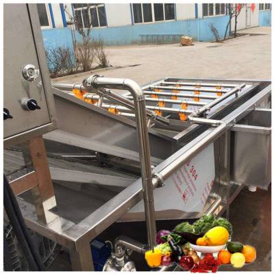 汽浴清洗机-大型厨房净菜生产线-蔬菜配送清洗加工设备