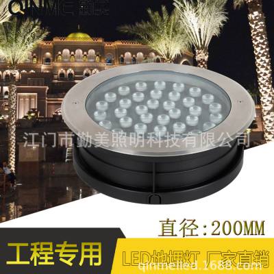 供应直径320MM大LED36W大功率地埋灯/LED48W埋地灯/316不锈钢面