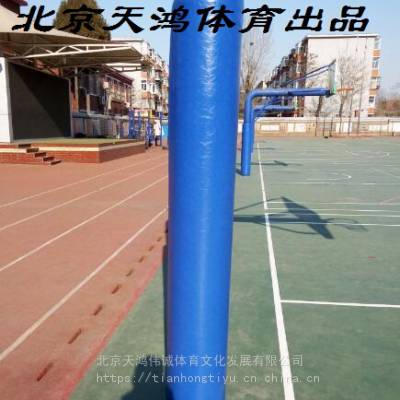 北京通州厂家定做地埋圆管篮球架护套方管篮球架护套及各种立柱工字钢保护软包