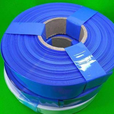 蓝色PVC热缩管厂家，包电池用蓝色PVC热缩管
