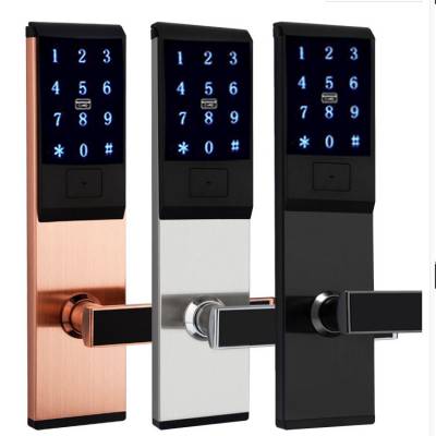 8069凸面新款APP密码锁远程控制开门锁IC卡感应锁宾馆客房刷卡锁